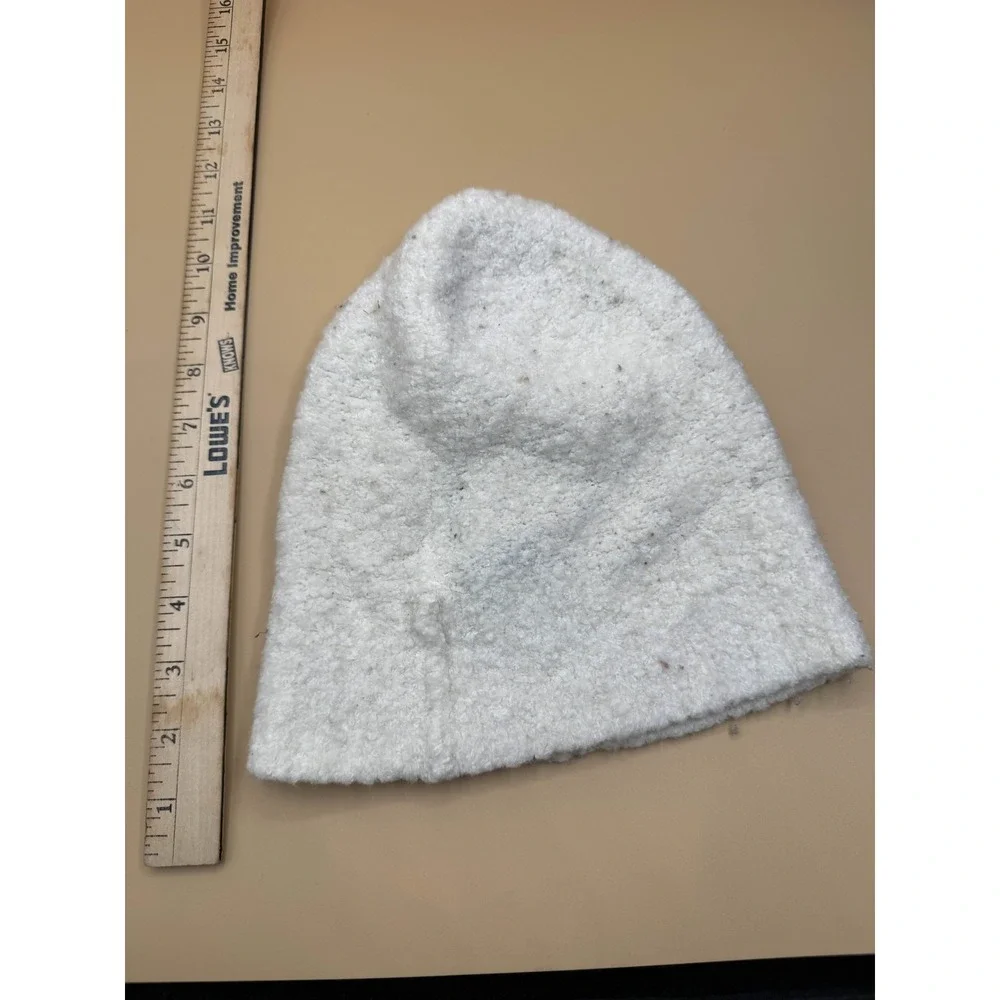 Vintage Y2K Moda International Cream Boucle Wool Blend One Size‎ Beanie Hat